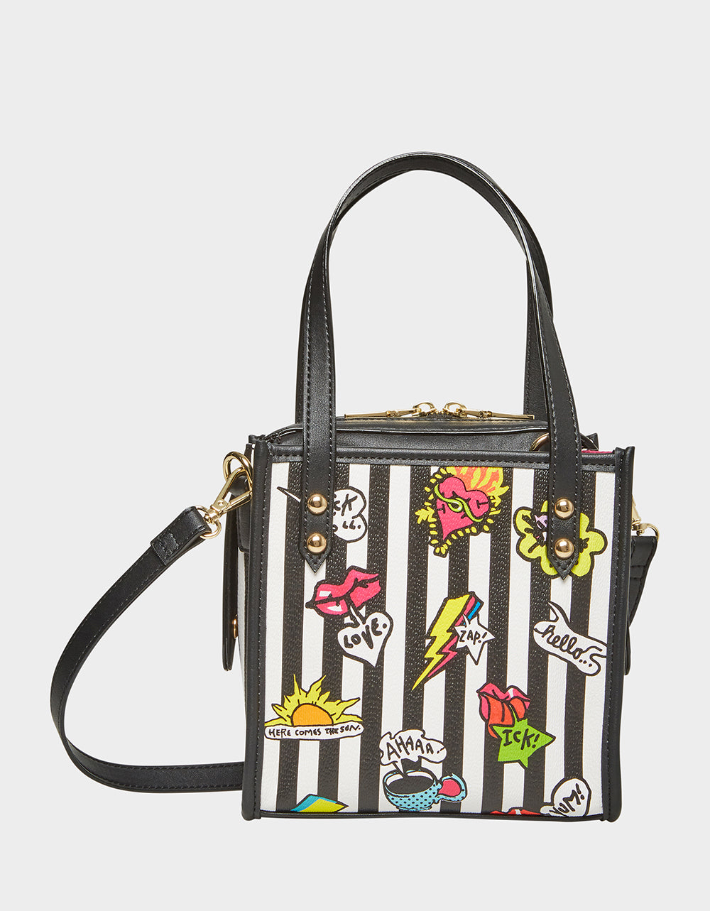 betsey johnson black tote