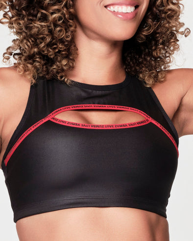 Zumba Made With Love Zumba Scoop Bra - Bold Black Z1T000127 – Natysports