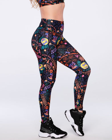 Feel the Energy with Zumba Love Perfect Crop Leggings
