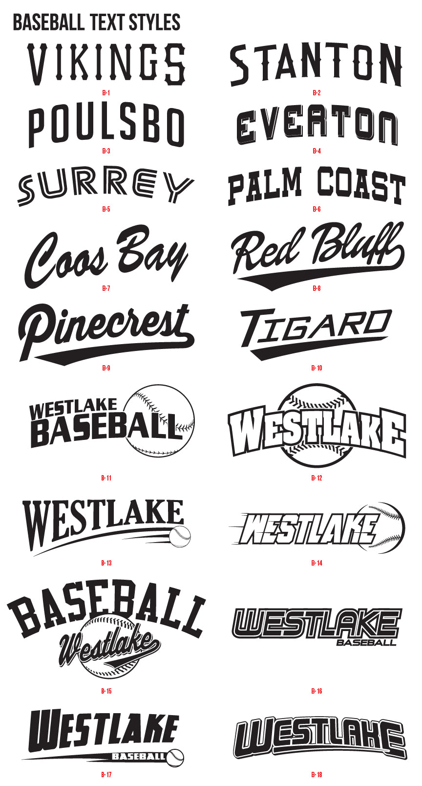 baseball jersey lettering