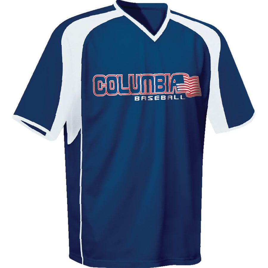 columbia blue baseball jersey