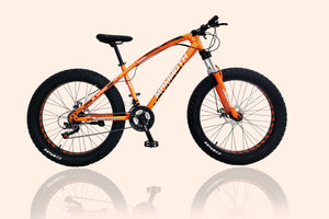 G-Hybrid Fat Bike Mammoth FT03 26x4.0 inch with 21 Speed Orange