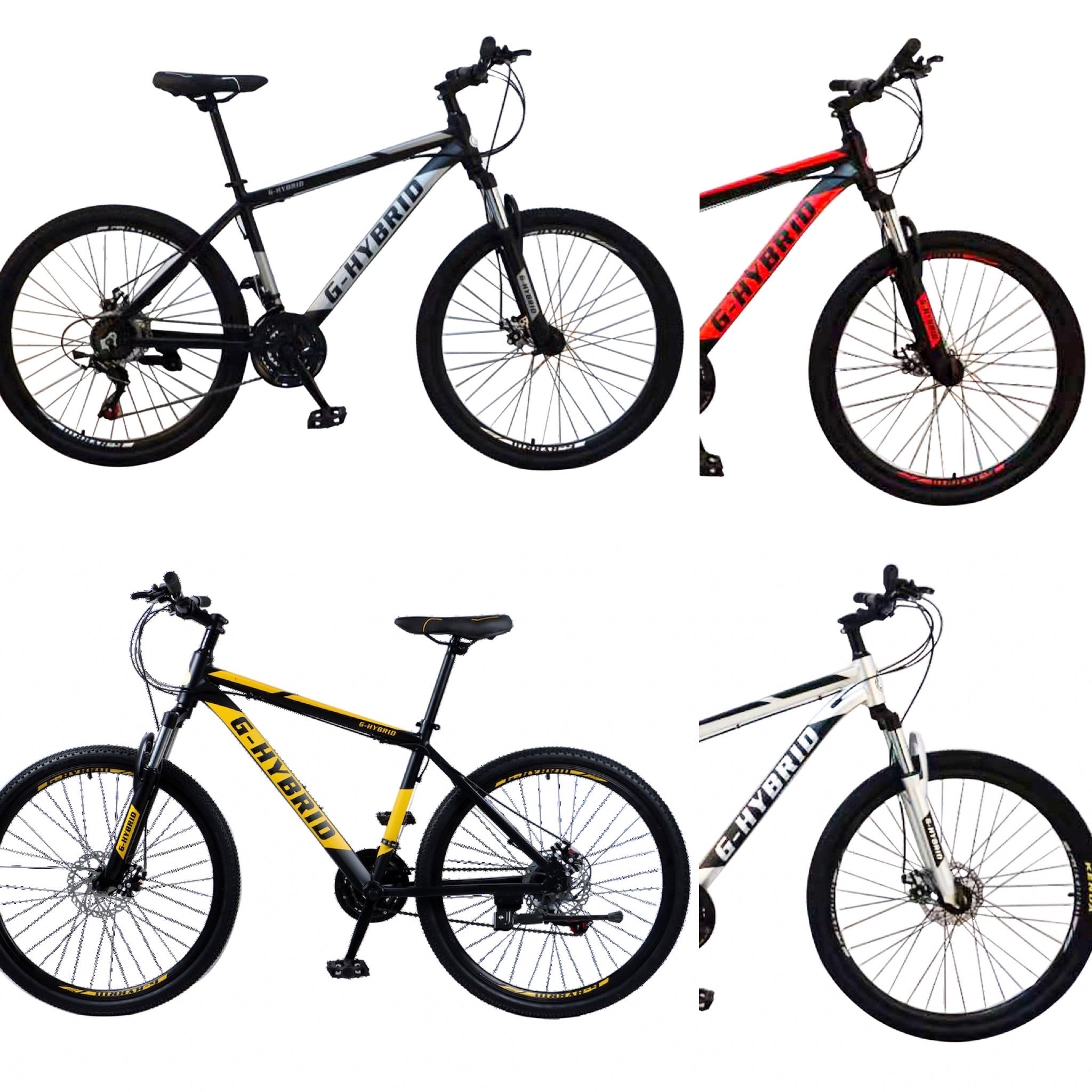 G-Hybrid Mountain Bikes / MTB 21 Speed Alloy 26 inch Wheel CLEARANCE