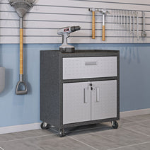 3-Piece Fortress Mobile Garage Cabinet and Worktable 5.0 Nav Image 7