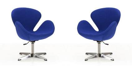 Raspberry Adjustable Swivel Accent Chair - Set of 2 Nav Image 18
