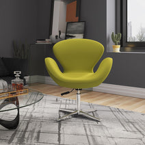 Raspberry Adjustable Swivel Accent Chair - Set of 2 Nav Image 34