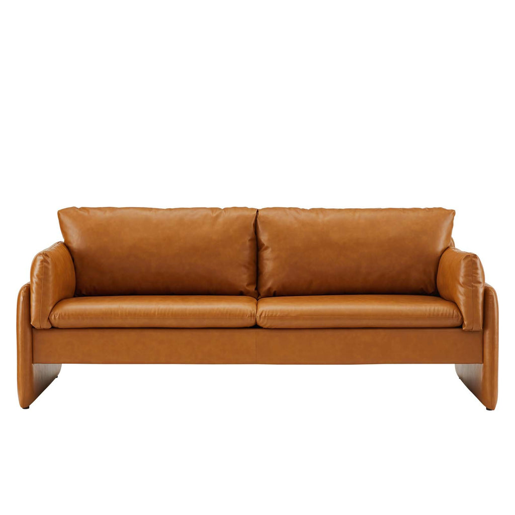 Indicate Vegan Leather Sofa