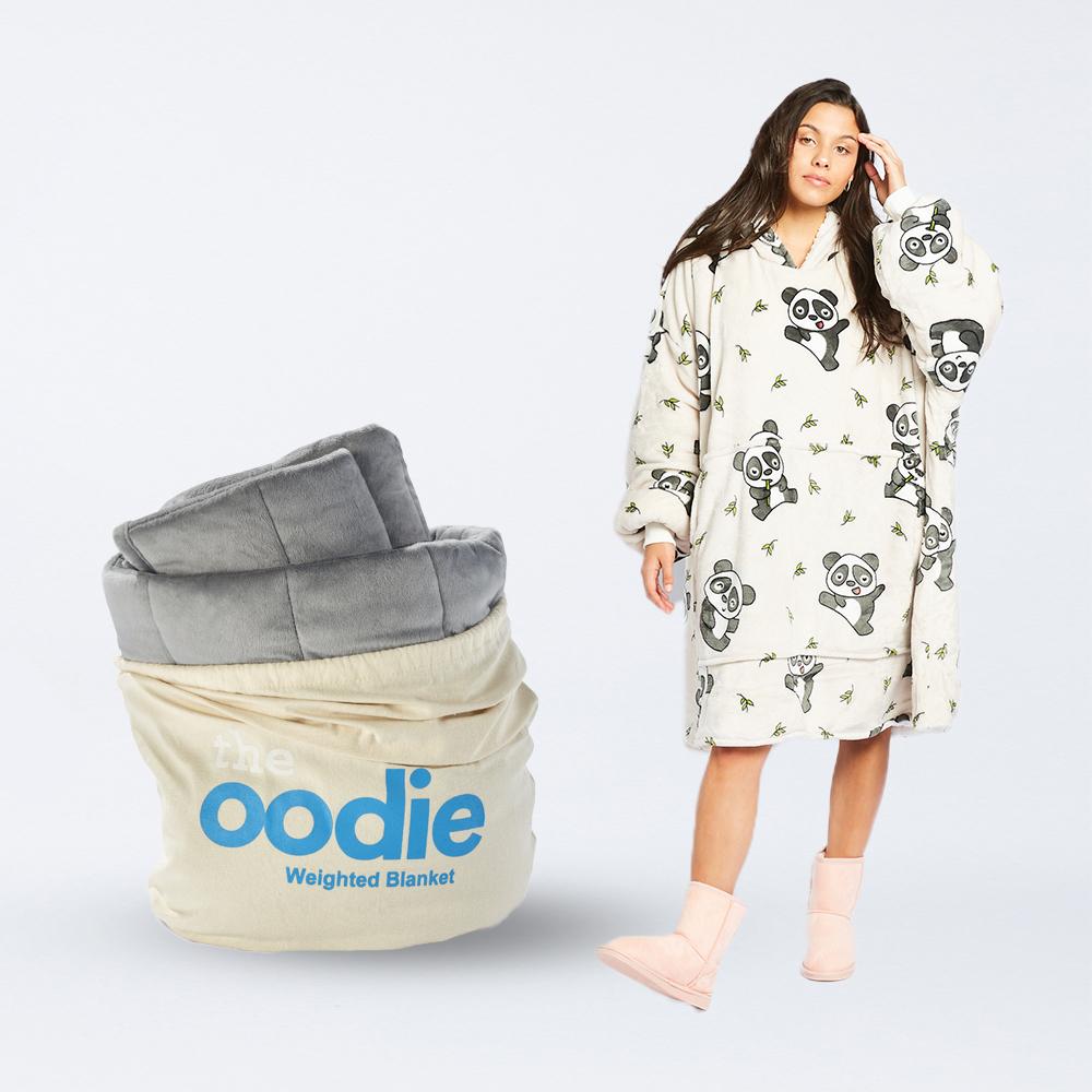Oodie Grey Weighted Blanket Bundle – The Oodie