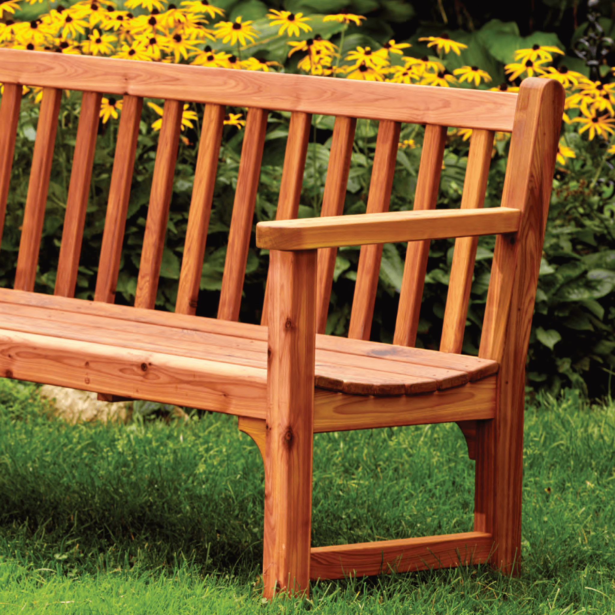 Wooden Garden Bench - Family Handyman Shop