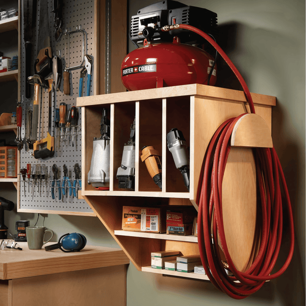 Wall-Mounted Compressor Cabinet – Family Handyman Shop
