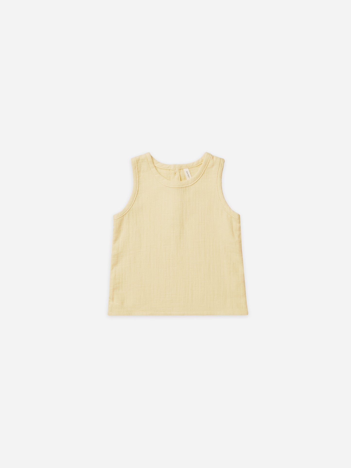 woven tank | yellow - Quincy Mae | Baby Basics | Baby Clothing | Organic Baby Clothes | Modern Baby Boy Clothes |