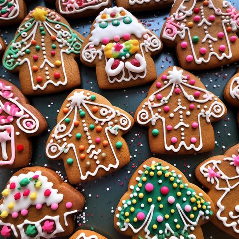 decorated gingerbread cookies