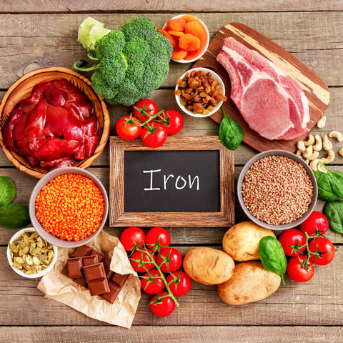 iron and iron-containing foods