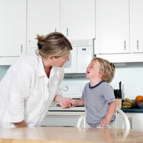 child having a tantrum