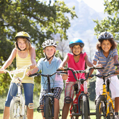 kids on bicycles