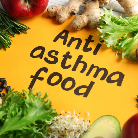 anti asthma food sign