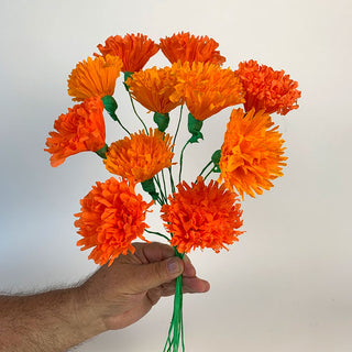 Paper Marigolds 6 dozen (72 flowers) | Mexican Sugar Skull