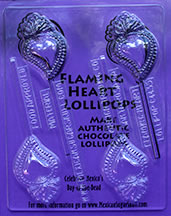 Flaming Heart Chocolate Mold