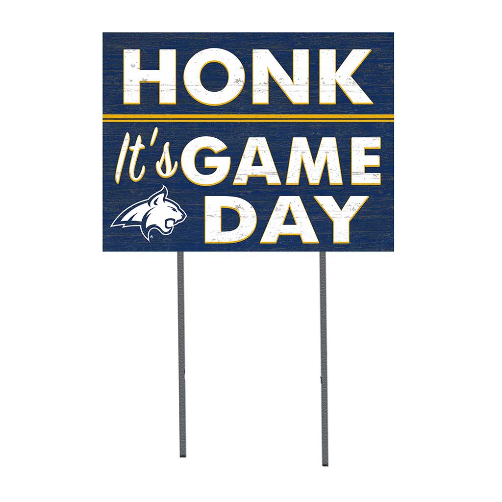 18x24 Lawn Sign Honk Game Day Montana State Fighting Bobcats