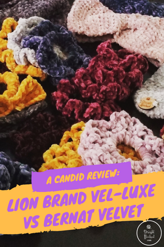 A Candid Review Lion Brand Vel Luxe Vs Bernat Velvet