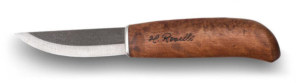 Coltello da caccia finlandese fatto a mano da Roselli nel modello "Coltello da carpentiere"
