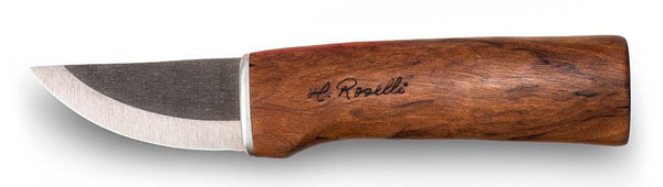 Coltello da caccia finlandese fatto a mano da Roselli nel modello "Coltello del nonno"