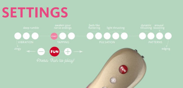 Setting Options on the Fun Factory Sun Daze Vibrator