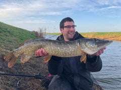 A Nice Pike Caught on Lamprey