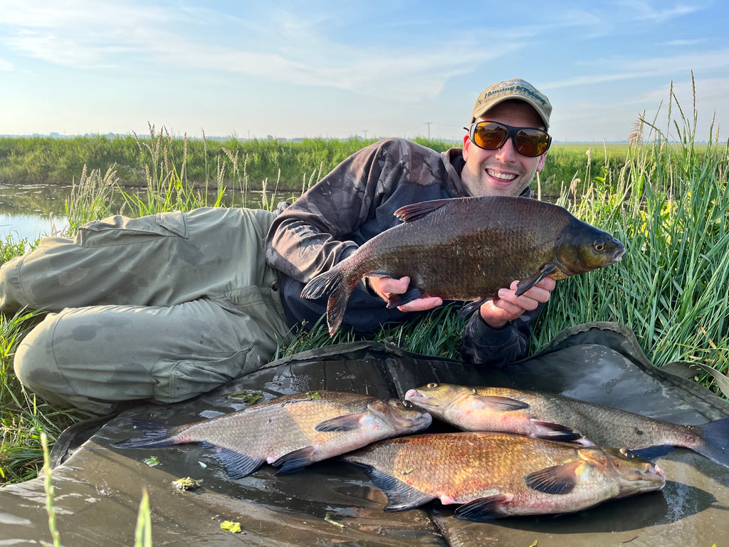 Mickey Bartlett with a nice catch of fenland bream.