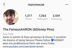 Marc mouse Disney pins