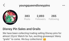 Young queen Disney pins