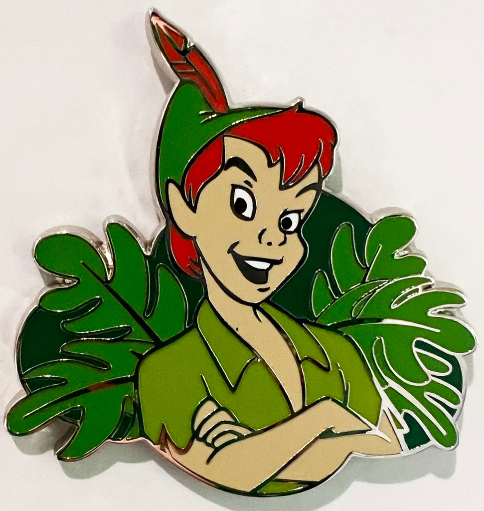 Disney Peter Pan Captain Hook Villian 1.25 Inch Button Pin 