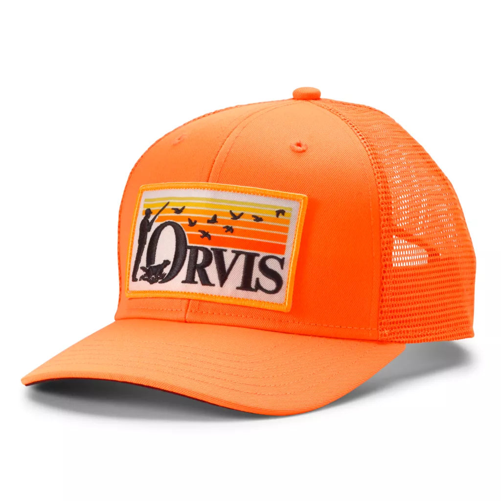 Orvis Blaze Retro Flush Trucker Hat