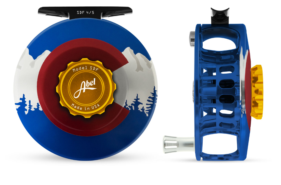 Abel SDF Fly Reel 4/5 CO Flag