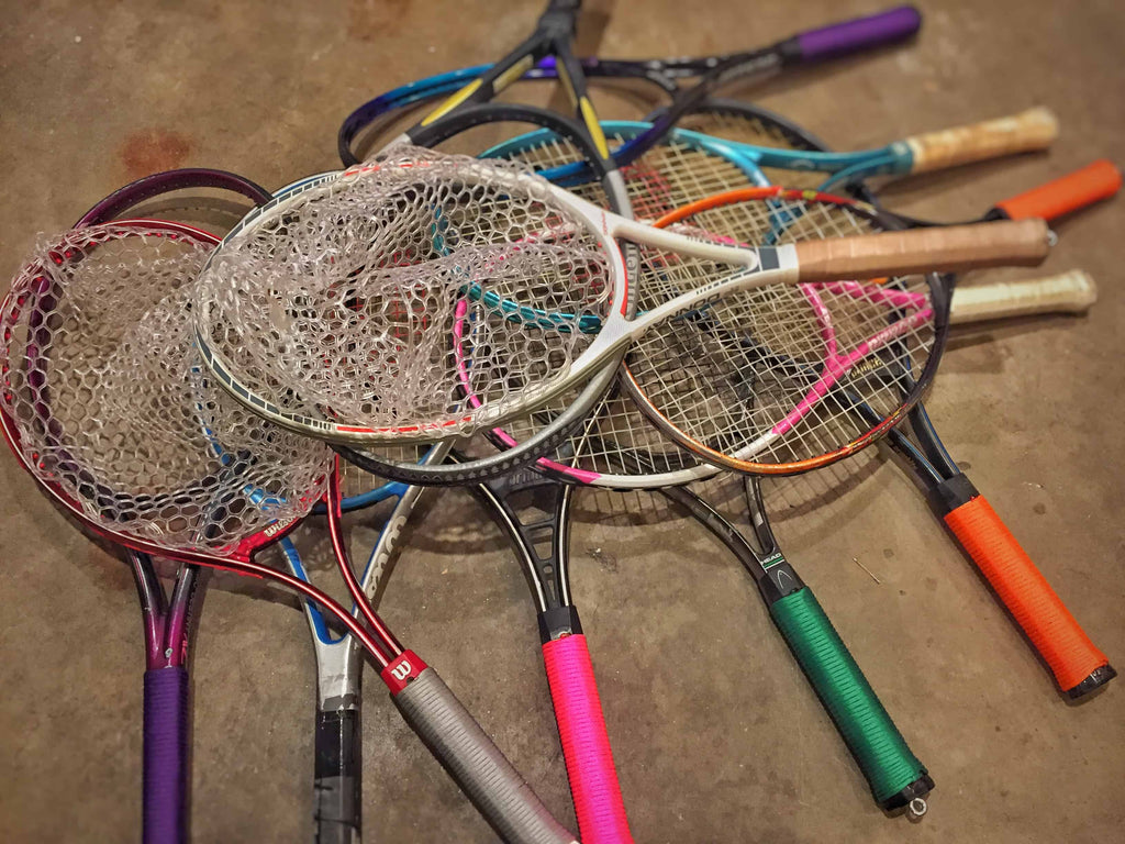 Urban Anglers USA "River Rat" Repurposed Racket Nets