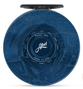 Abel Sealed Drag Salt (SDS) Fly Reel - Custom 7/8 Underwood - Slammin' Deep Blue