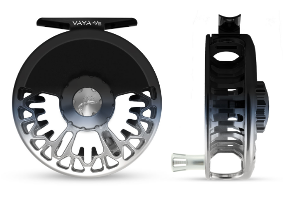 Abel VAYA Fly Reel - Custom 4/5 Black/Platinum Fade -  Abel Reels