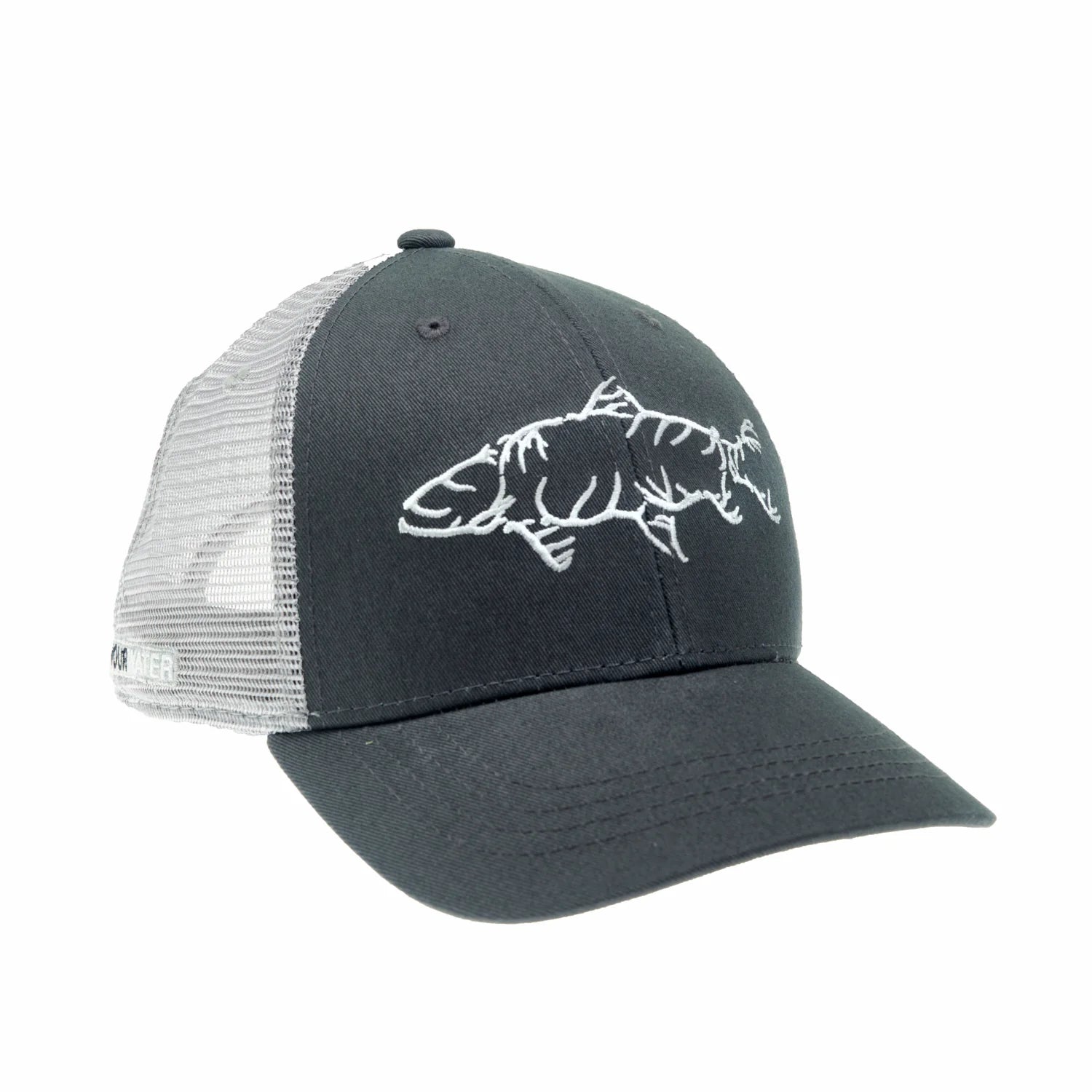 Rep Your Water Hat Trout Tines Standard Fit Trucker Hat