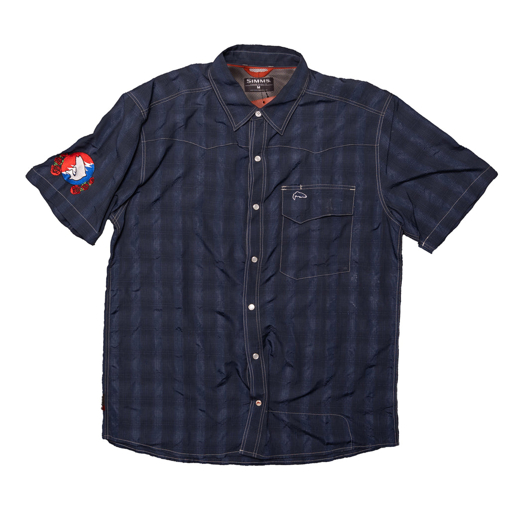 Trouts x Simms Big Sky SS Shirt - Admiral Blue