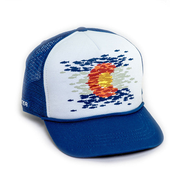 Rep Your Water Colorado Flag Fish Mosaic Hat
