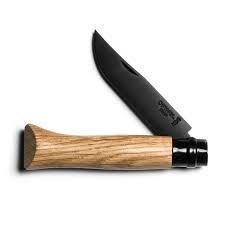 Opinel No.08 Black Oak Folding Knife