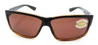 Costa Del Mar Cut Honey Tortoise Copper 580p Polarized Sunglasses