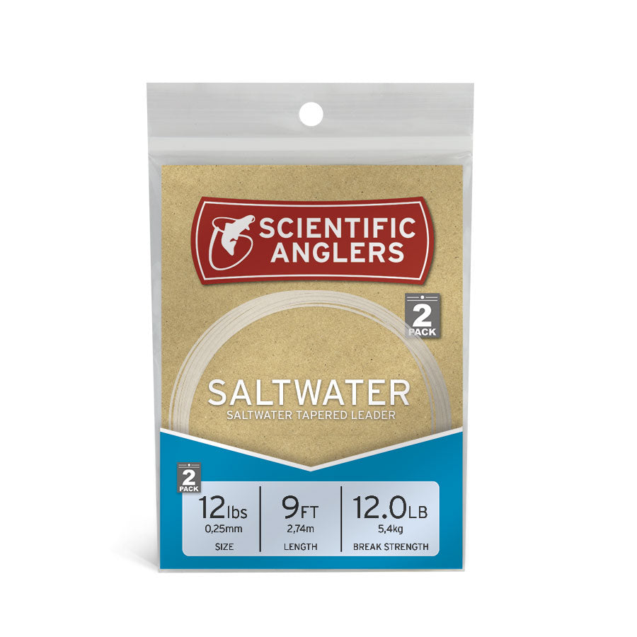 Scientific Anglers Saltwater Nylon Tapered 2 Pack - 9'