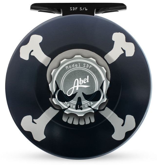 Abel SDF 5/6 Fly Reel - Custom Skull and Crossbones