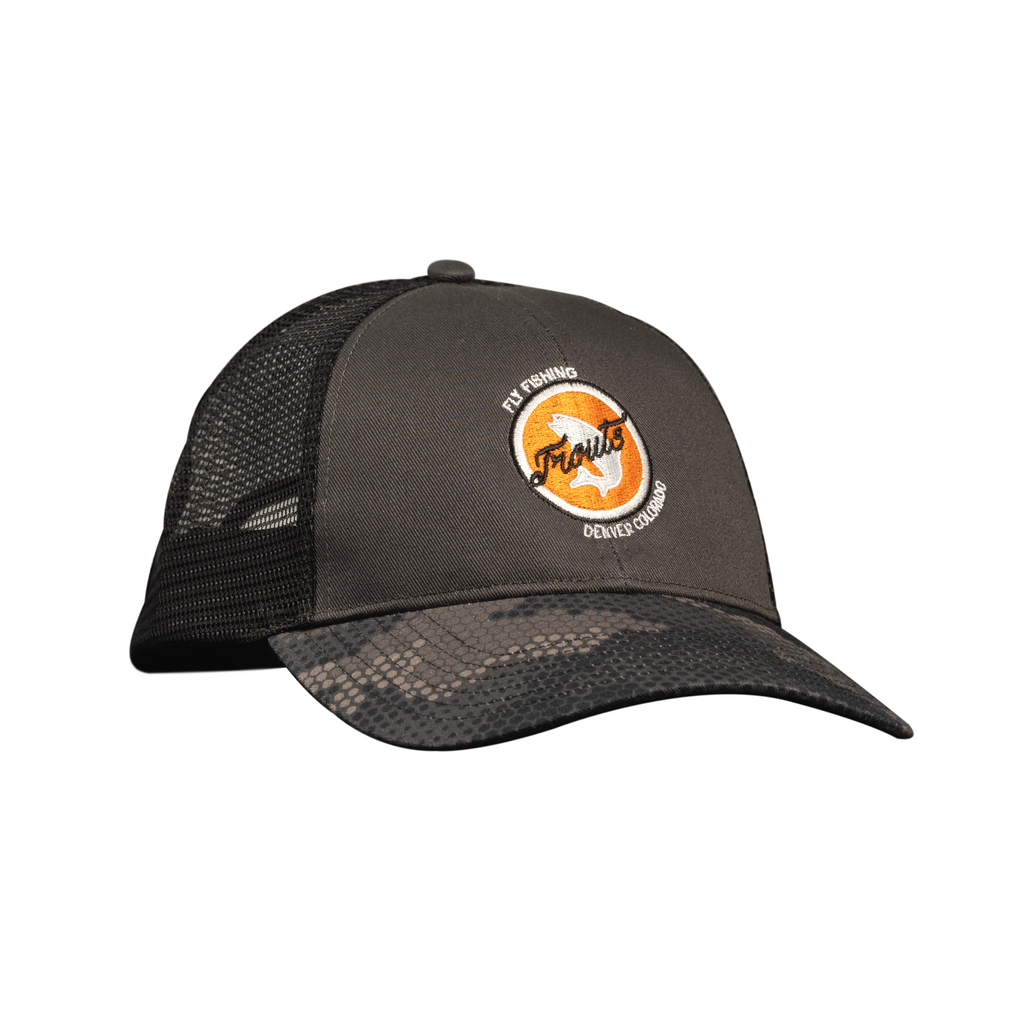 Trouts x Simms Logo Trucker Hat