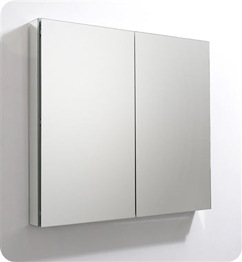 Fresca 40 Wide X 36 Tall Bathroom Medicine Cabinet W Mirrors