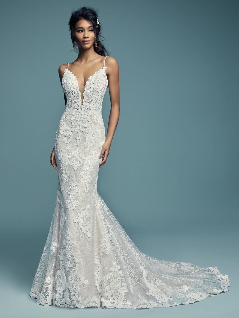 best wedding dress for skinny girl