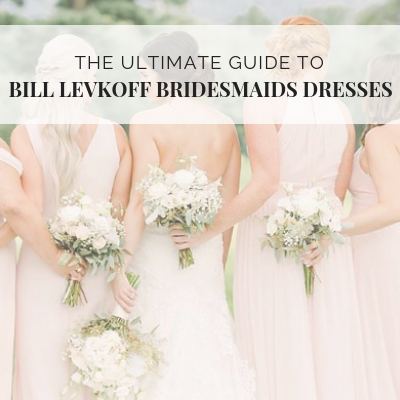 cost of bill levkoff bridesmaid dresses