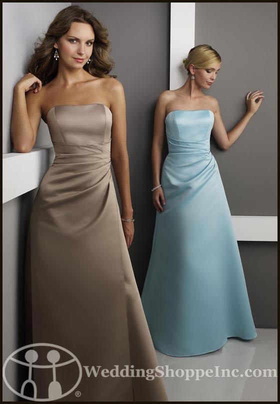 inexpensive bridesmaid gowns: Mori Lee 229