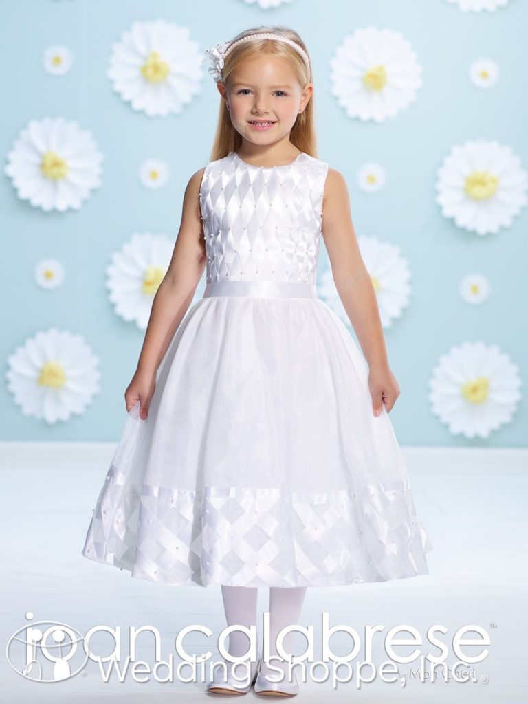 Joan Calabrese Sleeveless Flower Girl Dress